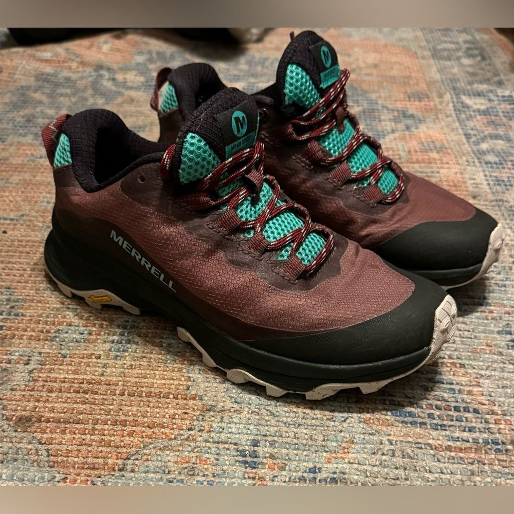 Merrell Moab Speed Burlwood Vibram Soles- Women's 6.5